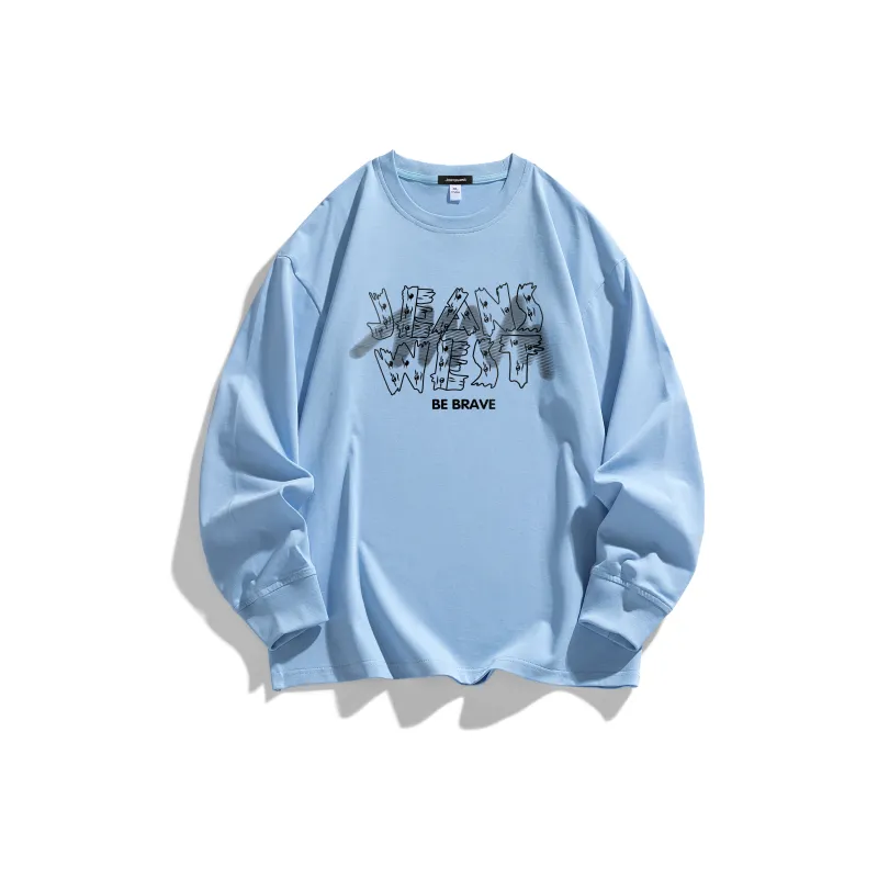 JEANSWEST Long Sleeved T Shirt Unisex-11