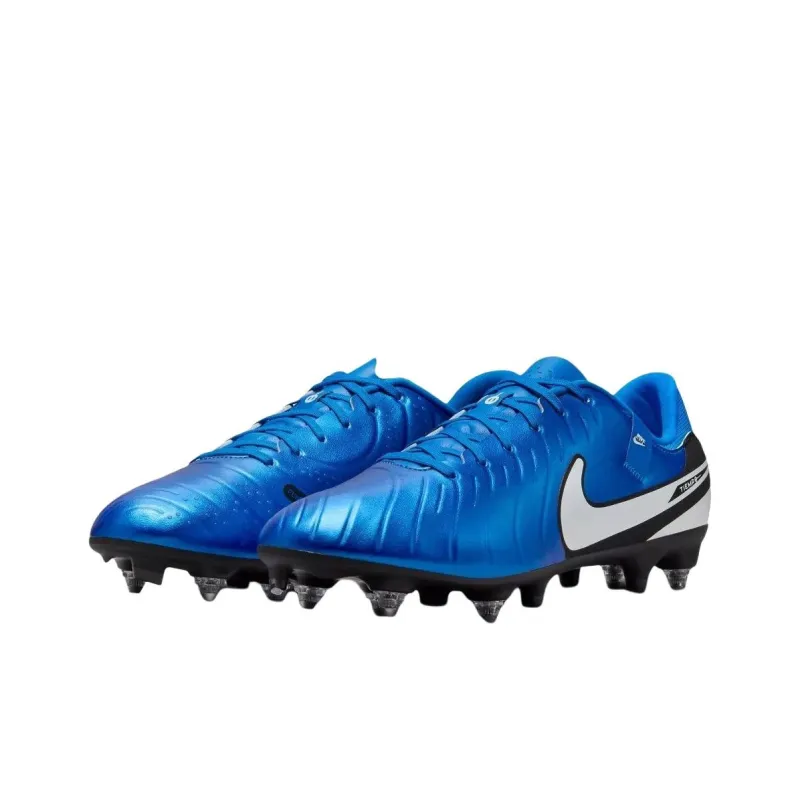 Nike Tiempo Legend 10 Academy Anti Slip Wear Resistant Soccer Shoes Men's Blue-1