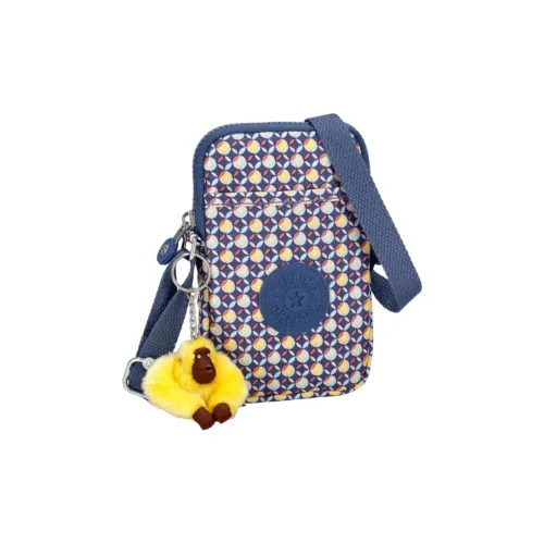 Kipling Polyester Cell Phone Pouch Women's Blue