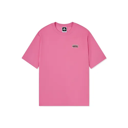 Kappa PLAYER1916 Collection T Shirt Unisex Mountain Tiger Pink