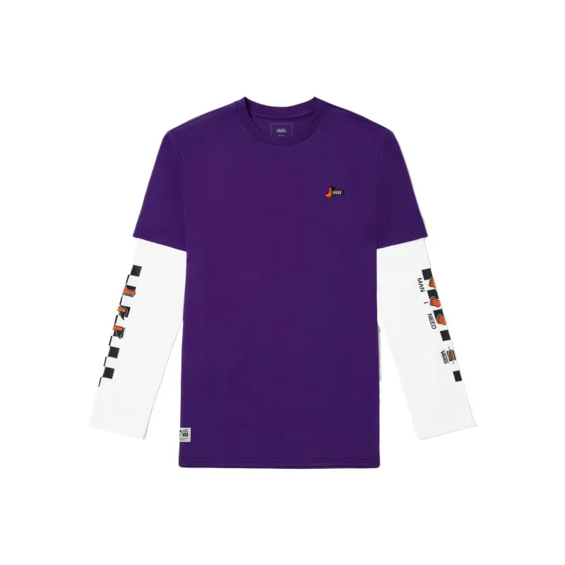 Vans TEE LS T-Shirt Unisex Purple-0