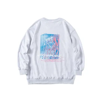 ENSHADOWER Crew Neck Loose Fit Regular Sweatshirt Unisex Gray