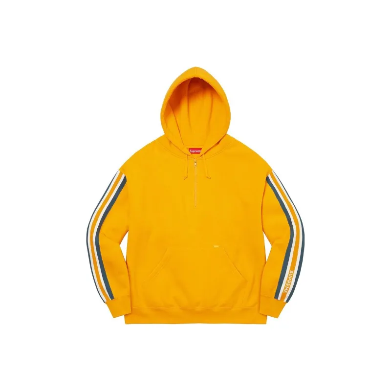 Supreme Half Zip Hooded Sweatshirt-2