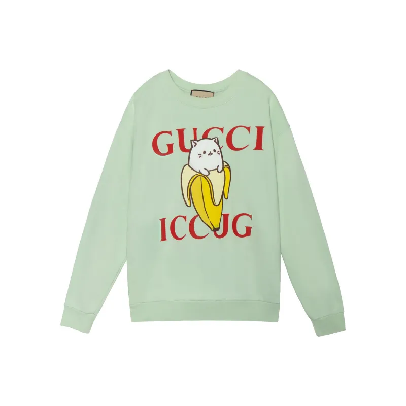 GUCCI Sweatshirts Unisex Green-0