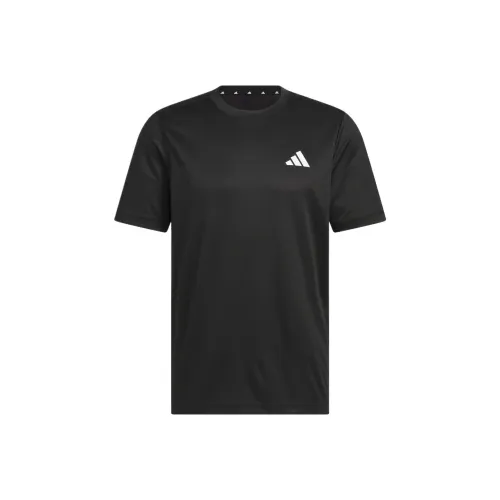 Adidas D2M PLAIN T Shirt Men's Black