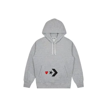 Converse X CDG Play CDG Play X Converse Sweatshirts Men Gray