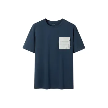 OUTDOOR PRODUCTS T Shirt Men's Flower Blue