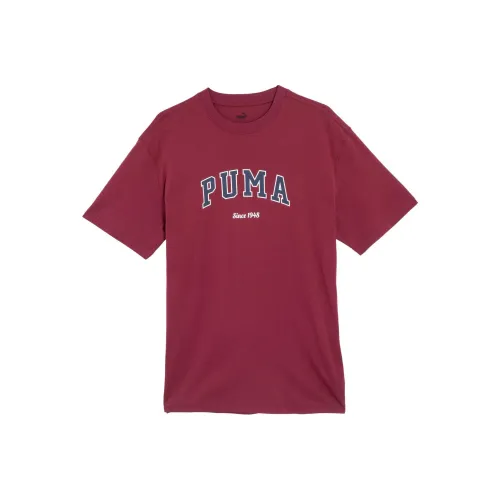 PUMA T Shirts Unisex Red
