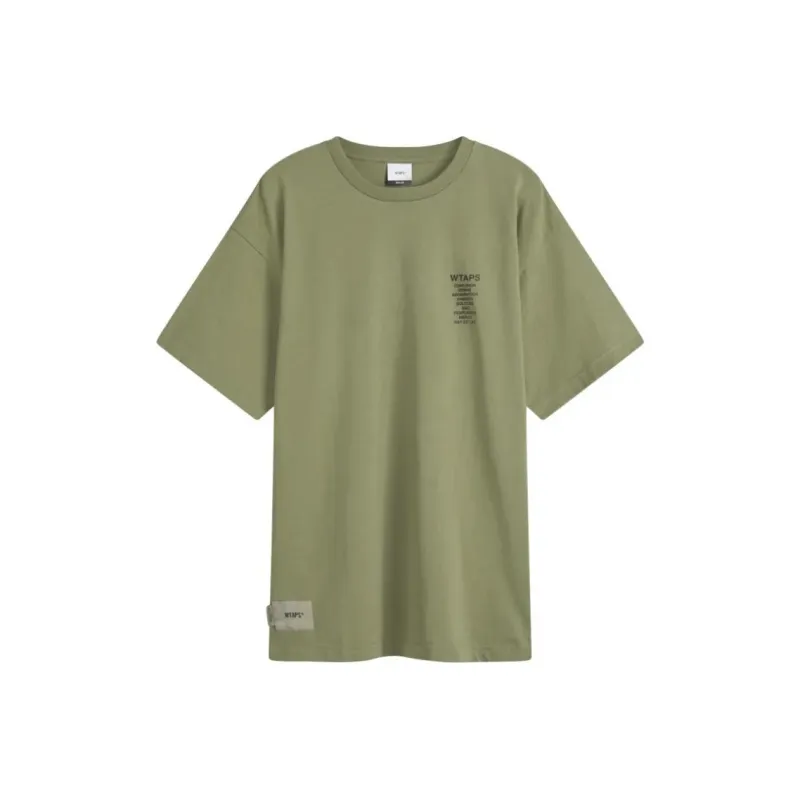 WTAPS T Shirts Men Green-0