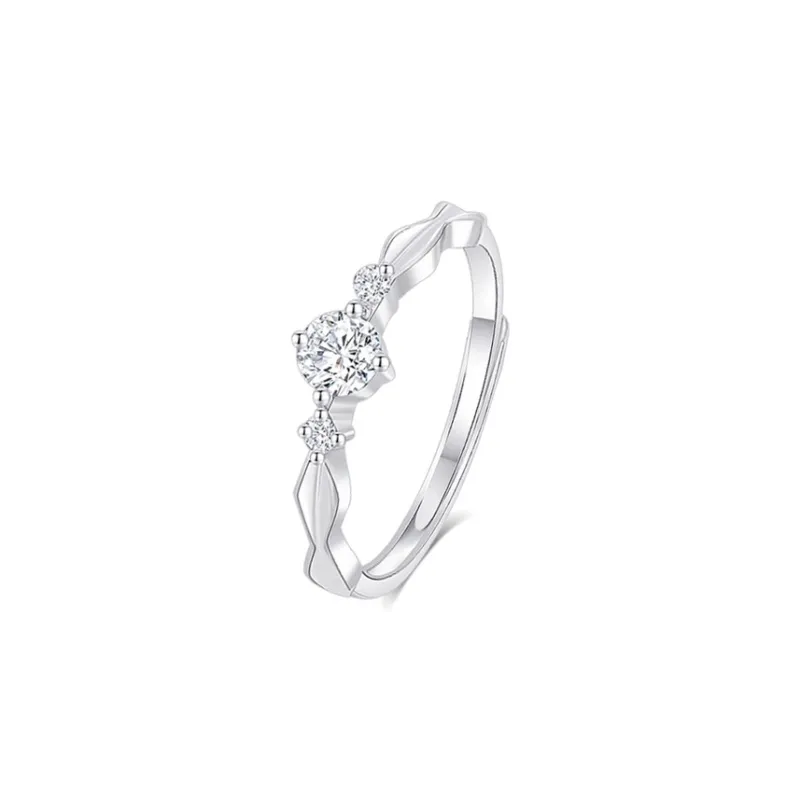 KUMET Sterling Silver Rings Unisex-10