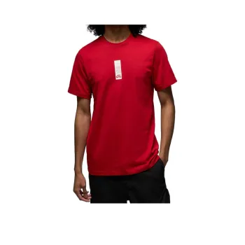 Jordan BRANDAJ1 SS25 T Shirt Men's School Team Red/White