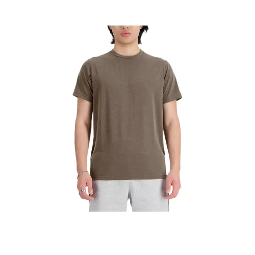 New Balance T-Shirt R.W. Tech With Dri-Release T-Shirt Men's Mushroom Color