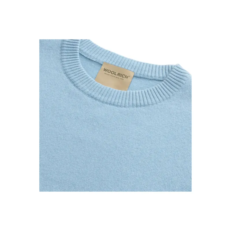 WOOLRICH SS25 Cashmere Sweater Women's Blue-6
