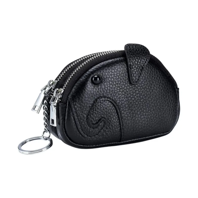 Tong Tong Rabbit Top Grain Cow Leather Coin Purse Regular Women's Multicolor-0