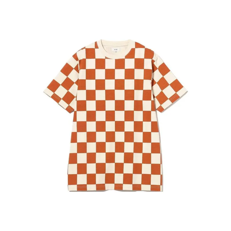 Beams T Shirts Men Brick Red-0
