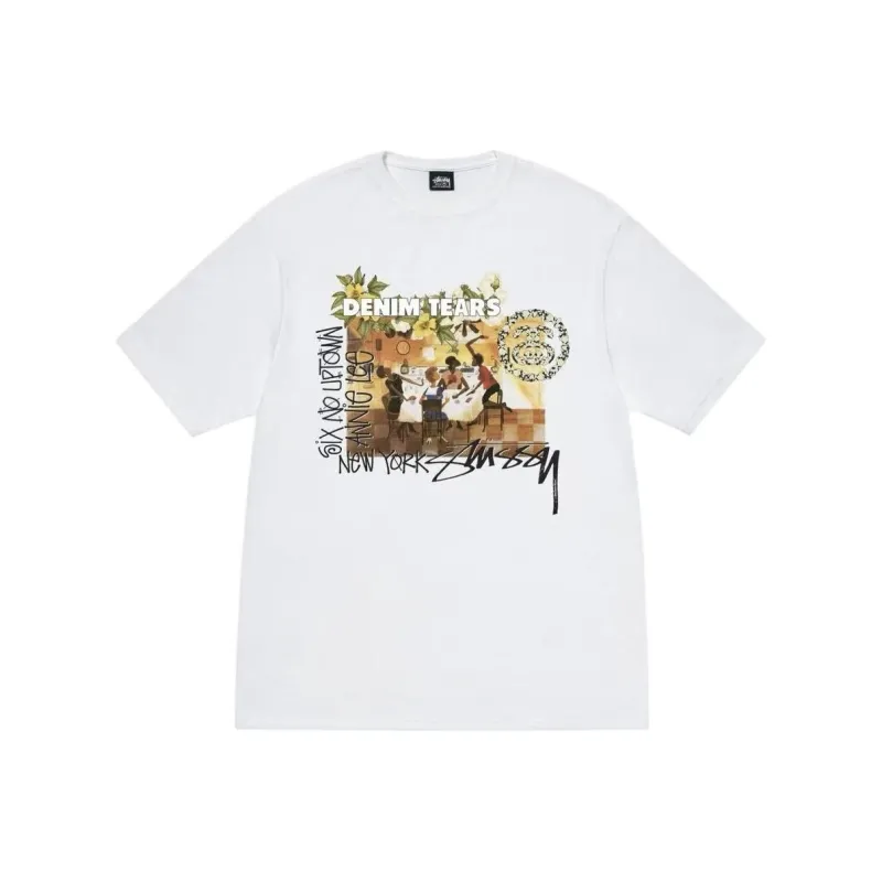 Denim Tears X Stussy Annie Lee Artist Tee-0