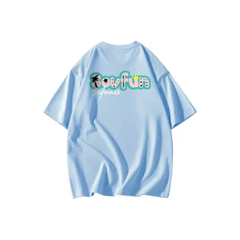 7 SEVFUN T Shirt Unisex Misty Blue