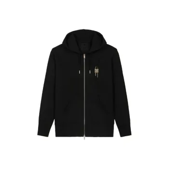 Givenchy Zipped Hoodie With Padlock