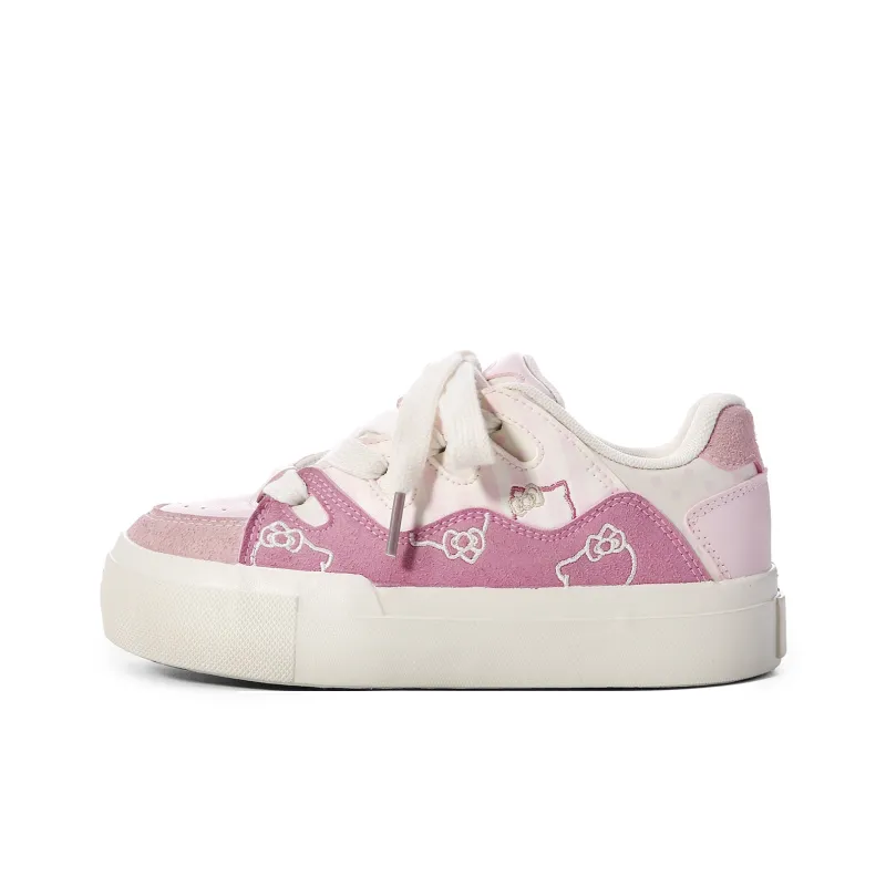 Lovely You Anti Slip Wear Resistant Low Top Skateboard Shoes Women's-0