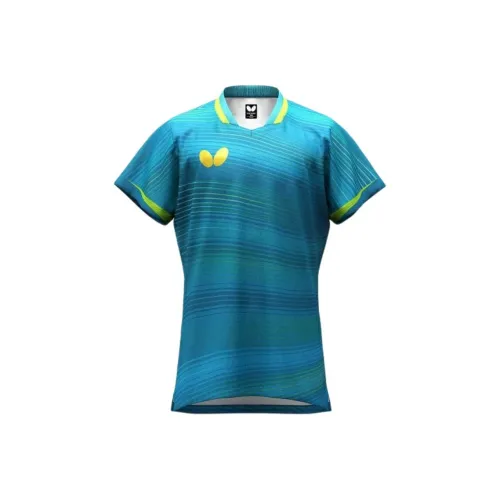 Butterfly T-Shirts Unisex Blue