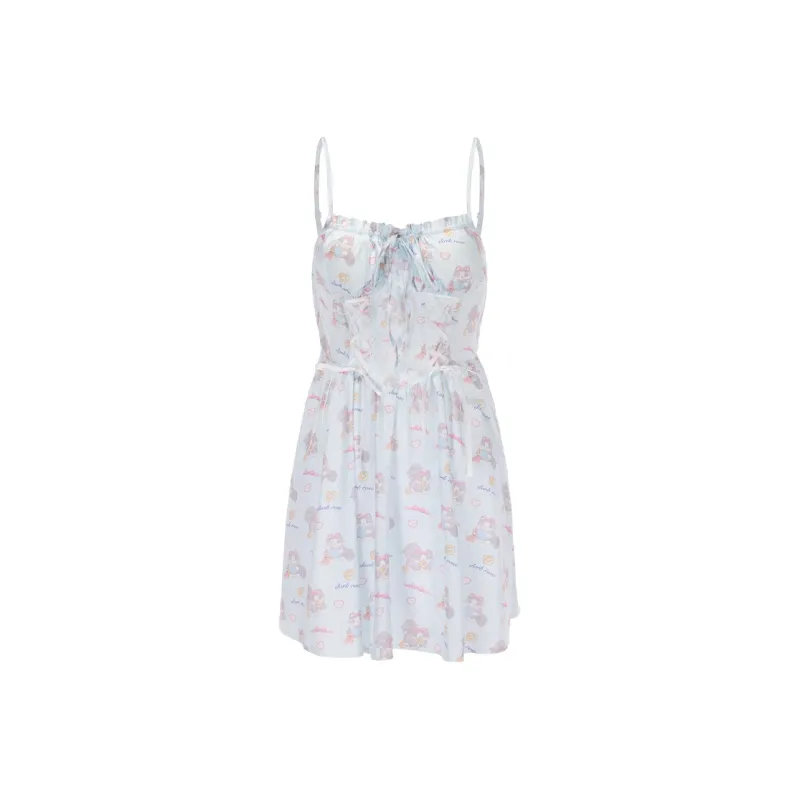 MIIOW Nightgown Women's Light Blue-0