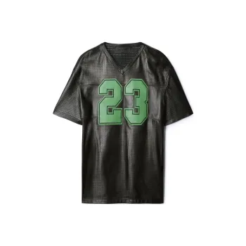 OFF WHITE Natlover Basketball Leather T shirt