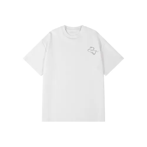 Tommy Jeans Big & Tall Diamond Biały T-shirt z logo na plecach