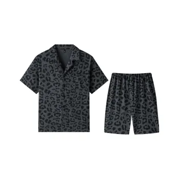 Gongdie Pajama Set Men's Dark Gray