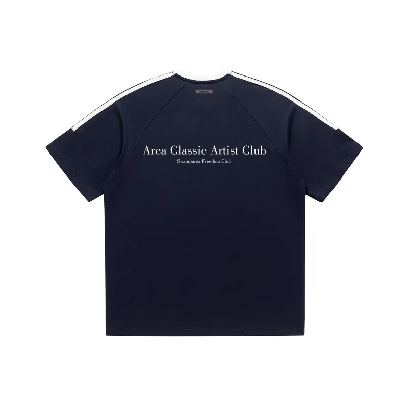 SWAMP AREA T-Shirt Unisex Black White-9