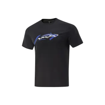 LINING Table Tennis Series T Shirts Unisex Black