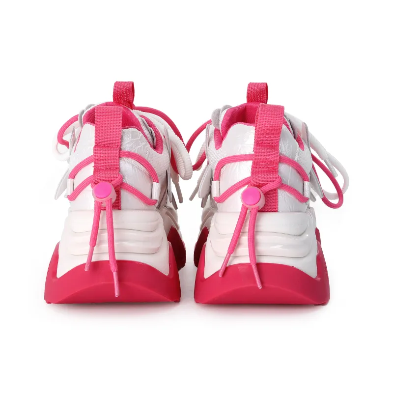 FAICCIA Low Top Chunky Sneakers Women's-4