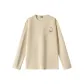 [100% cotton Long-Sleeved]Khaki (Ma Smile Chest Logo)