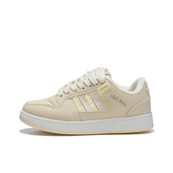 Little Red Man Anti Slip And Wear Resistant Height Increasing Low Top Skateboard Shoes Women's Custard