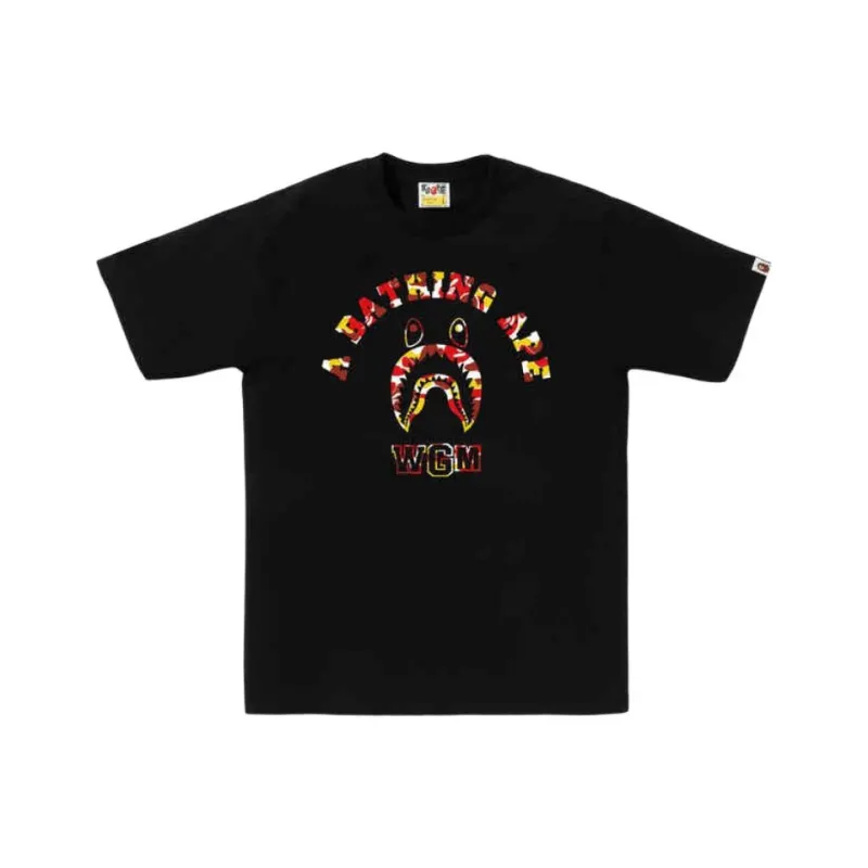 Bape Store Beijing Shark College Tee-0