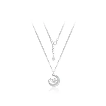 FBRUE 925 Sterling Silver Necklaces Women's