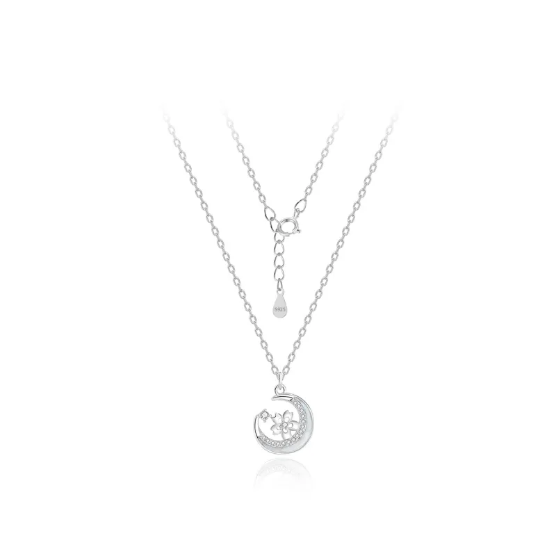 FBRUE 925 Sterling Silver Necklaces Women's-0