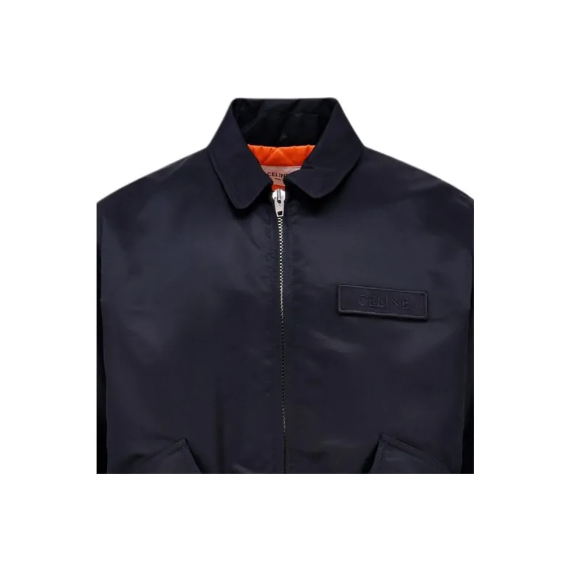 CELINE Bomber Jacket In Nylon Twill-4