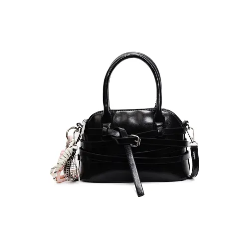 Yalu PU One Shoulder Handbag Women's Black/Red/Coffee/Pink