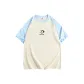 Apricot & Light Blue