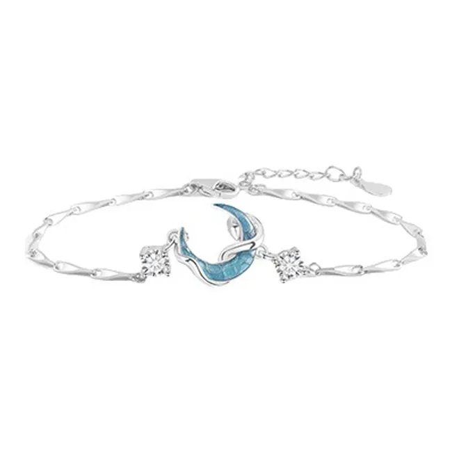 Strange S925 Silver Bracelets Women's-0