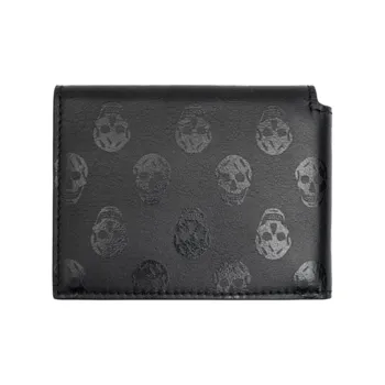 Alexander McQueen Calfskin Wallet Men's Black