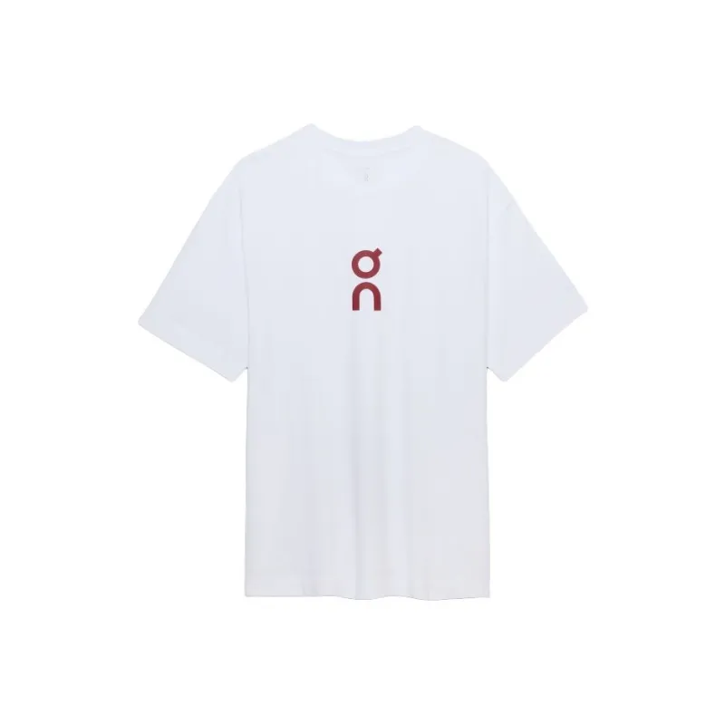 On Club T Shirts Unisex White-0