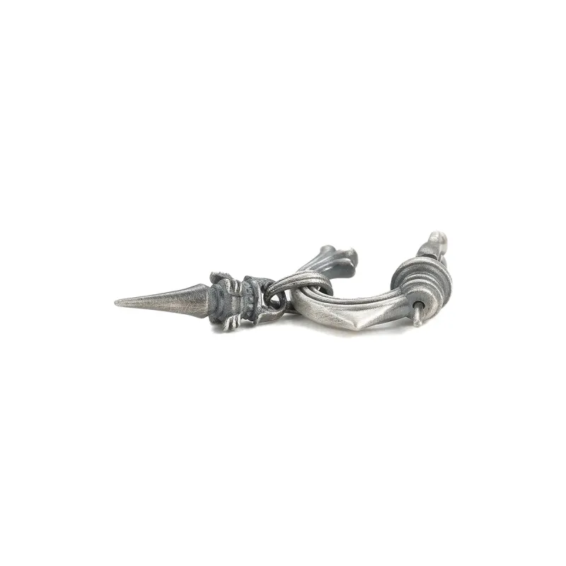 Ruibeila S925 Silver Earrings Men's-3