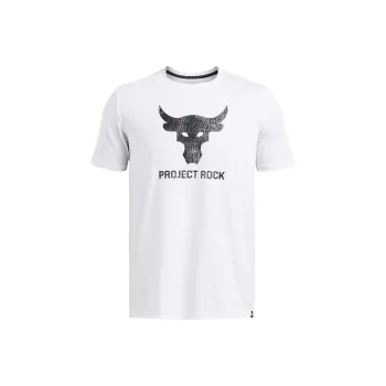 Under Armour Project Rock Payoff Graphic Short Sleeve T Shirt Men's White