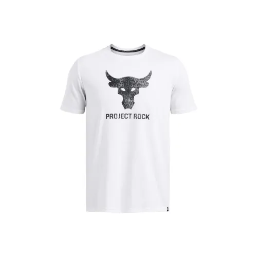 Under Armour Project Rock Payoff Graphic Short Sleeve T Shirt Men's White
