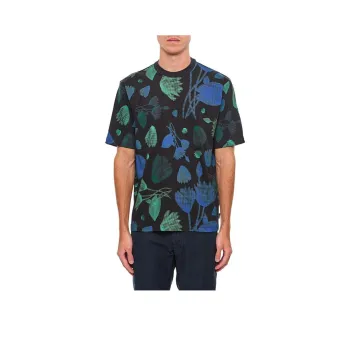 Paul Smith Floral Printed Crewneck T Shirt