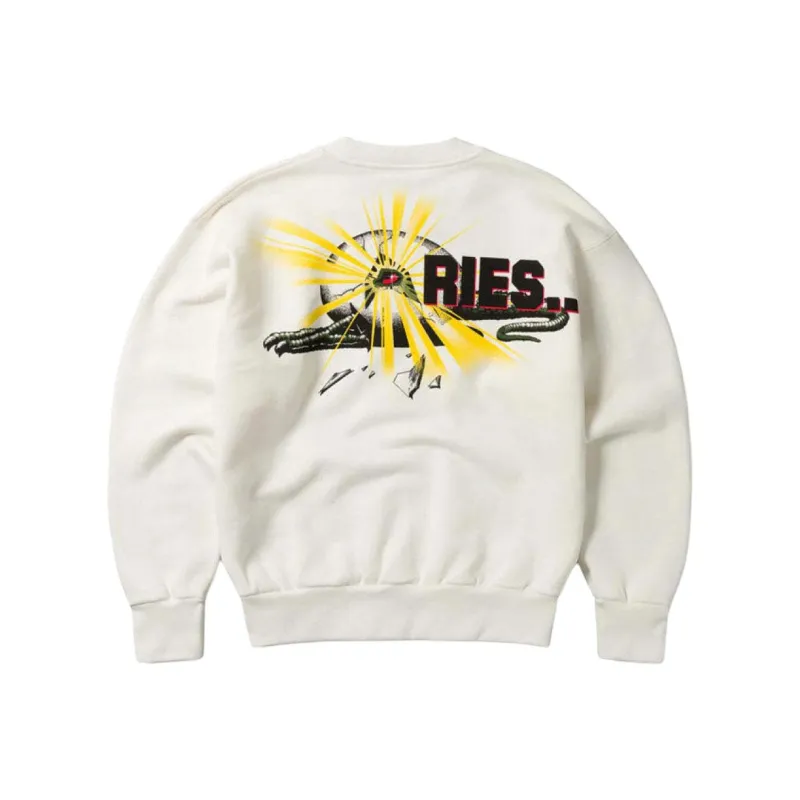 Aries Logo Print Sweatshirt-1