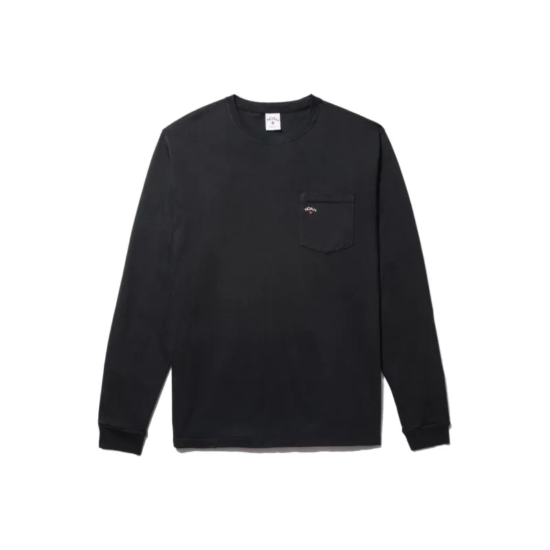 NOAH Logo print Long sleeved T shirt-0
