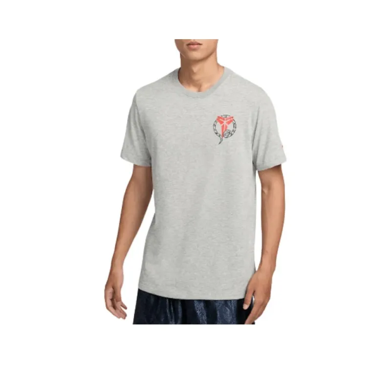 Nike Dri Fit FW24 Kobe 'Stockings' T Shirt Men's Toned Dark Gray-0