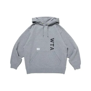 WTAPS Logo print Melange effect Hoodie
